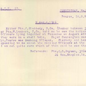 Soldier packet page