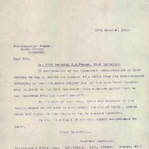 Soldier packet page