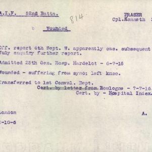 Soldier packet page