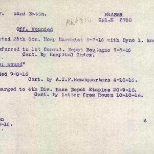 Soldier packet page