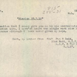 Soldier packet page