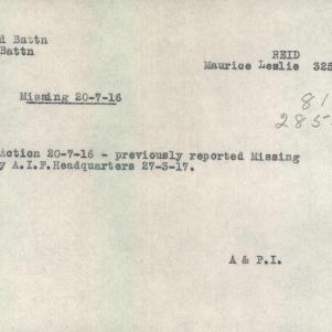 Soldier packet page
