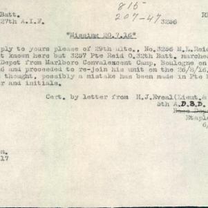 Soldier packet page