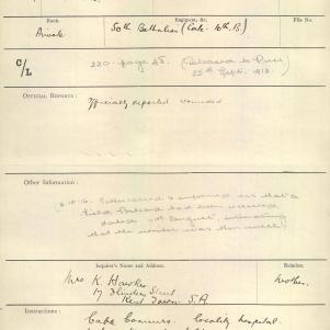 Soldier packet page