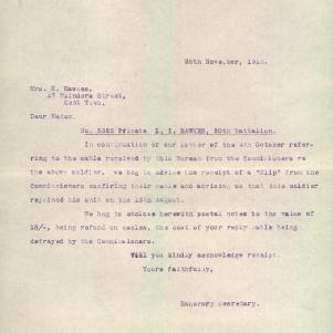 Soldier packet page