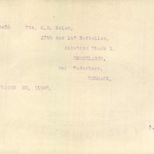 Soldier packet page