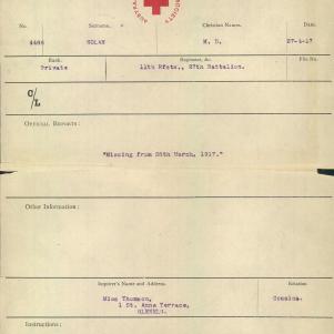 Soldier packet page