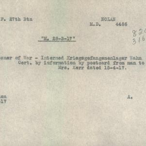Soldier packet page