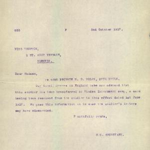 Soldier packet page