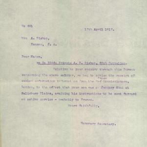 Soldier packet page