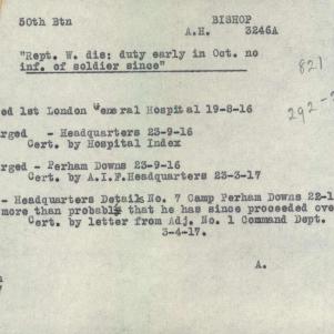 Soldier packet page