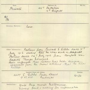 Soldier packet page