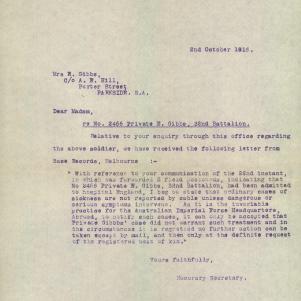 Soldier packet page