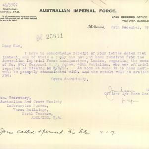 Soldier packet page