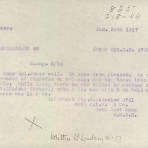 Soldier packet page