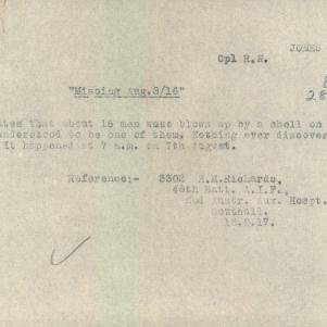 Soldier packet page
