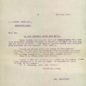 Soldier packet page