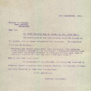 Soldier packet page