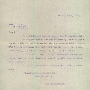 Soldier packet page