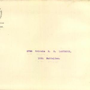 Soldier packet page