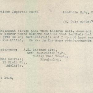 Soldier packet page