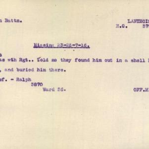 Soldier packet page