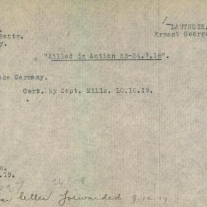 Soldier packet page