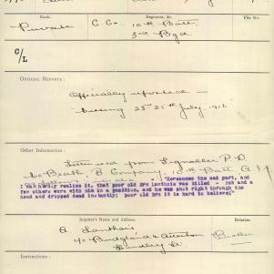 Soldier packet page
