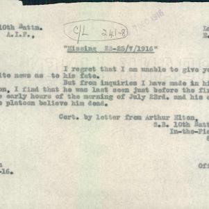Soldier packet page