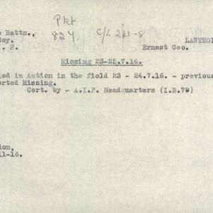 Soldier packet page