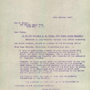 Soldier packet page