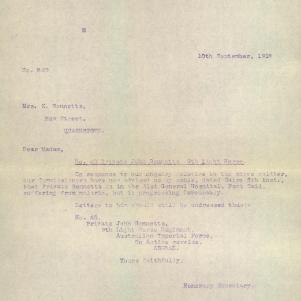 Soldier packet page