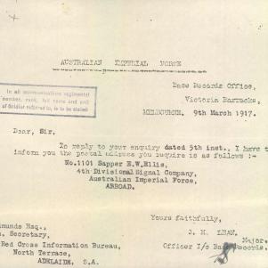 Soldier packet page
