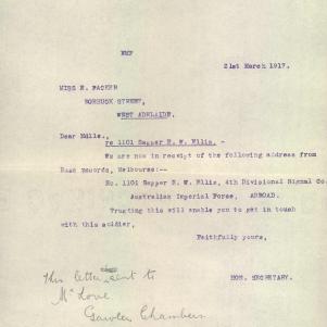 Soldier packet page