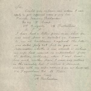 Soldier packet page