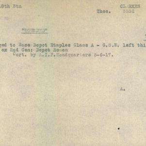 Soldier packet page