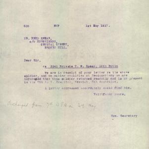 Soldier packet page