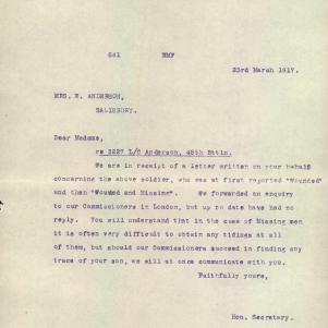 Soldier packet page