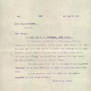 Soldier packet page