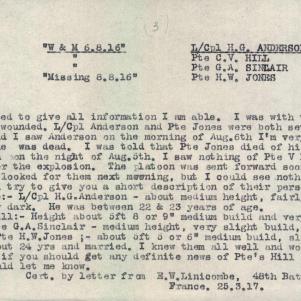 Soldier packet page