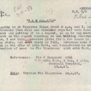 Soldier packet page
