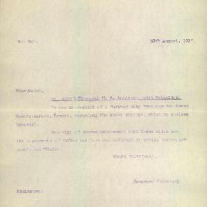 Soldier packet page