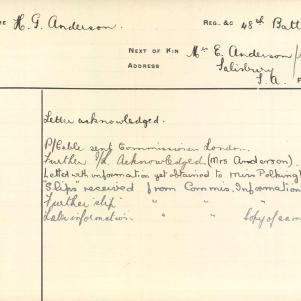 Soldier packet page