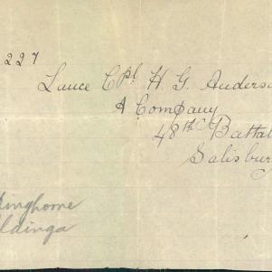 Soldier packet page