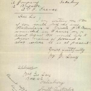 Soldier packet page
