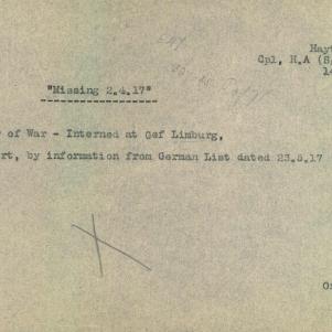 Soldier packet page
