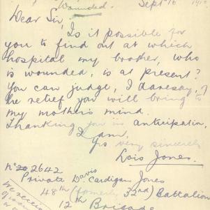 Soldier packet page