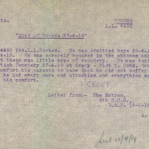 Soldier packet page