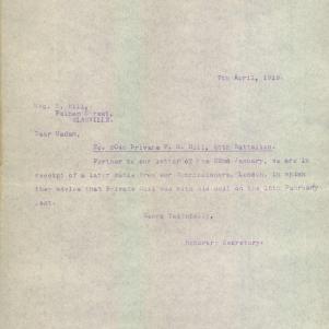 Soldier packet page