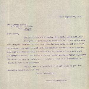 Soldier packet page